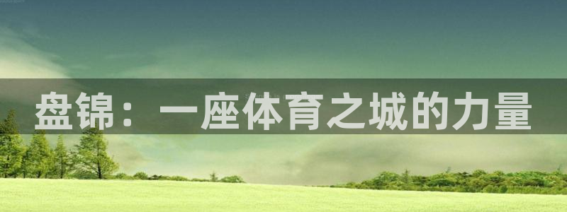 星速体育可以使用吗：盘锦：一座体育之城的力量
