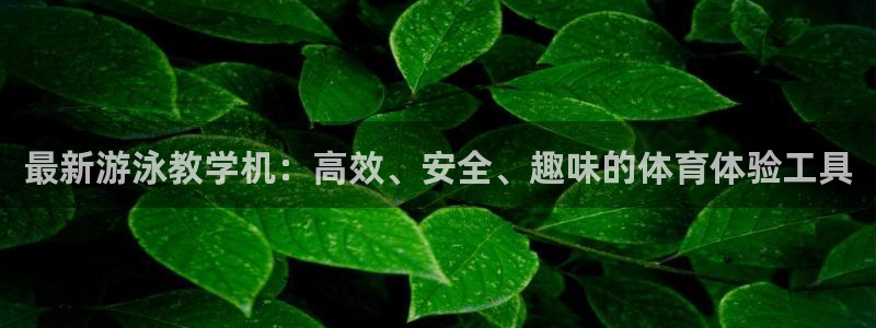 星速体育下载：最新游泳教学机：高效、安全、趣味的体育体验工具